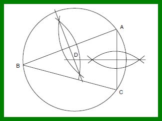 Konstruksi Geometris 1 Yogie Subrata Gambar 6 Lingkaran Busur Melewati